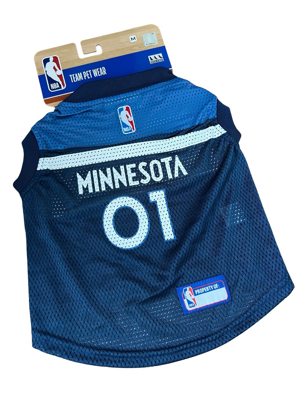 Minnesota Timberwolves Pet Jersey Medium Basketball Dog Pet Costume NWT